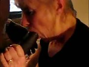 Old nanny with a round soft ass fucking BBC